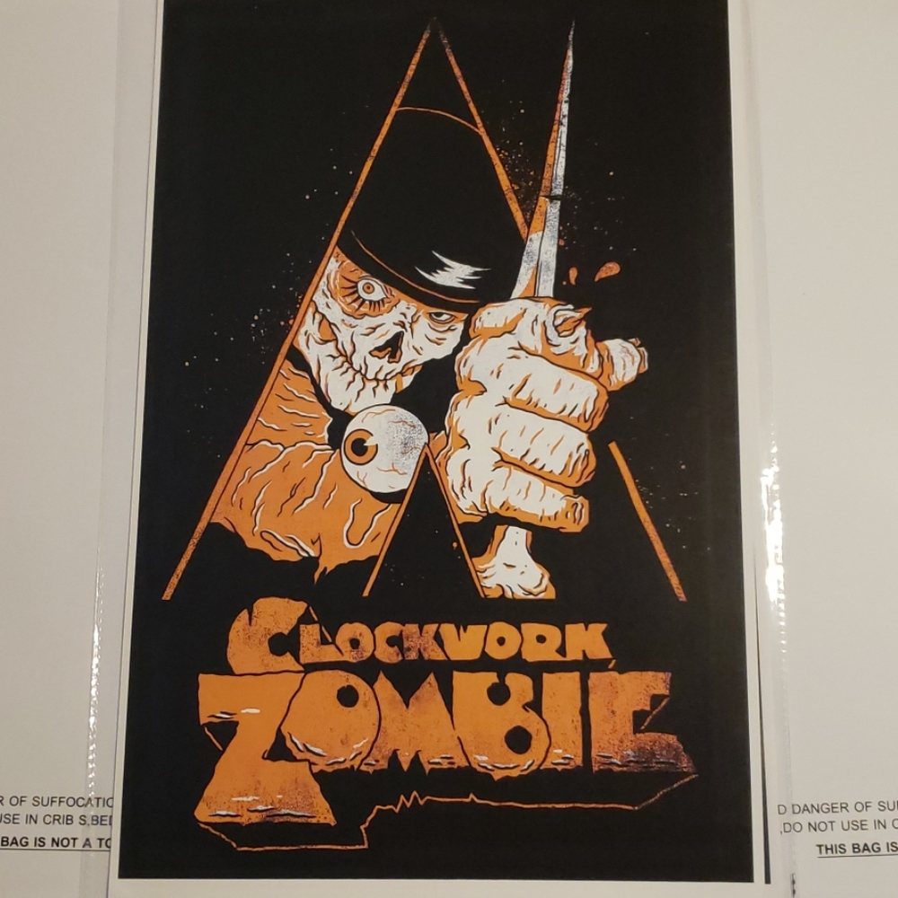 Too Fast Clockwork Orange Zombie 11"x17" Tattoo Wall Art Lithograph Print